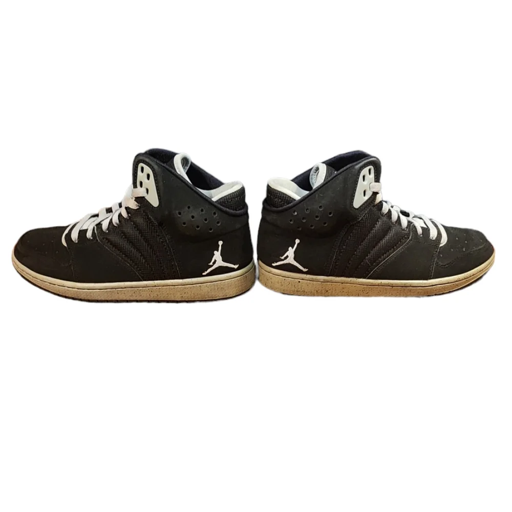 Nike Air Jordan 1 Flight 4 Basketball Black Sneakers Athletic Mens Size‎ 8.5